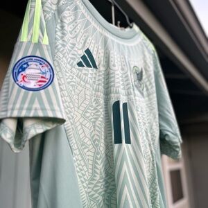 Mexico 24/25 Away jersey Santiago Giminez Copa America patches